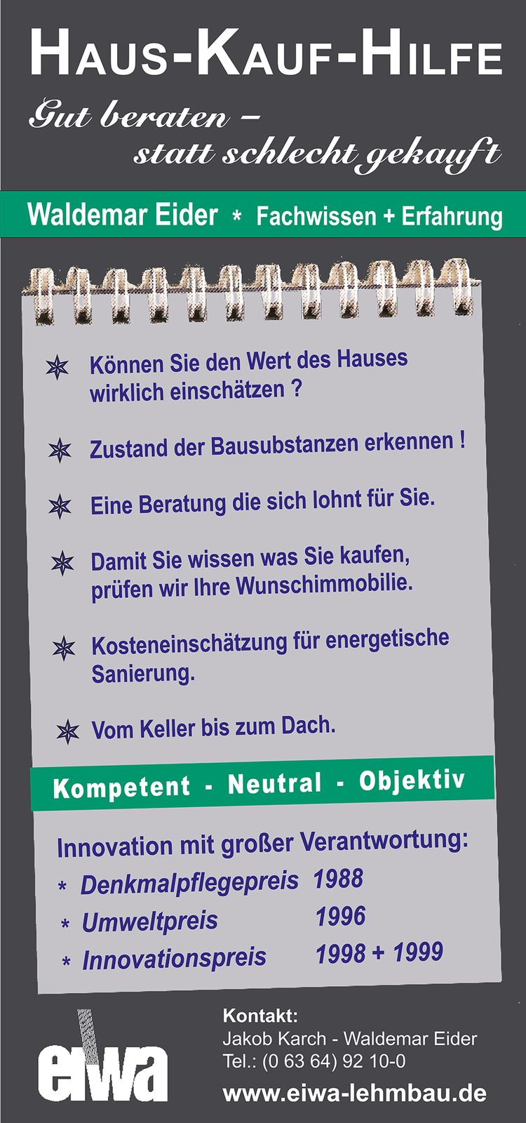 Beratung beim Hauskauf – Zustand der Bausubstanz prüfen