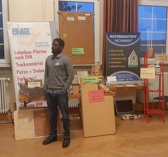 Projektteilnehmer B. Mbarutso aus Ruanda